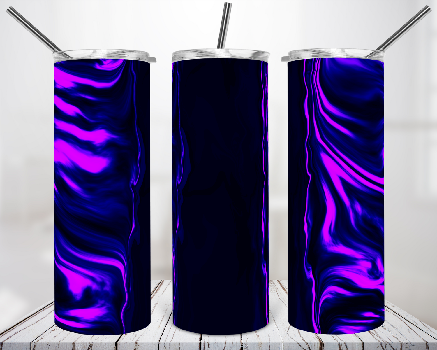 Purple Blue Molten - 20oz Tumbler Design