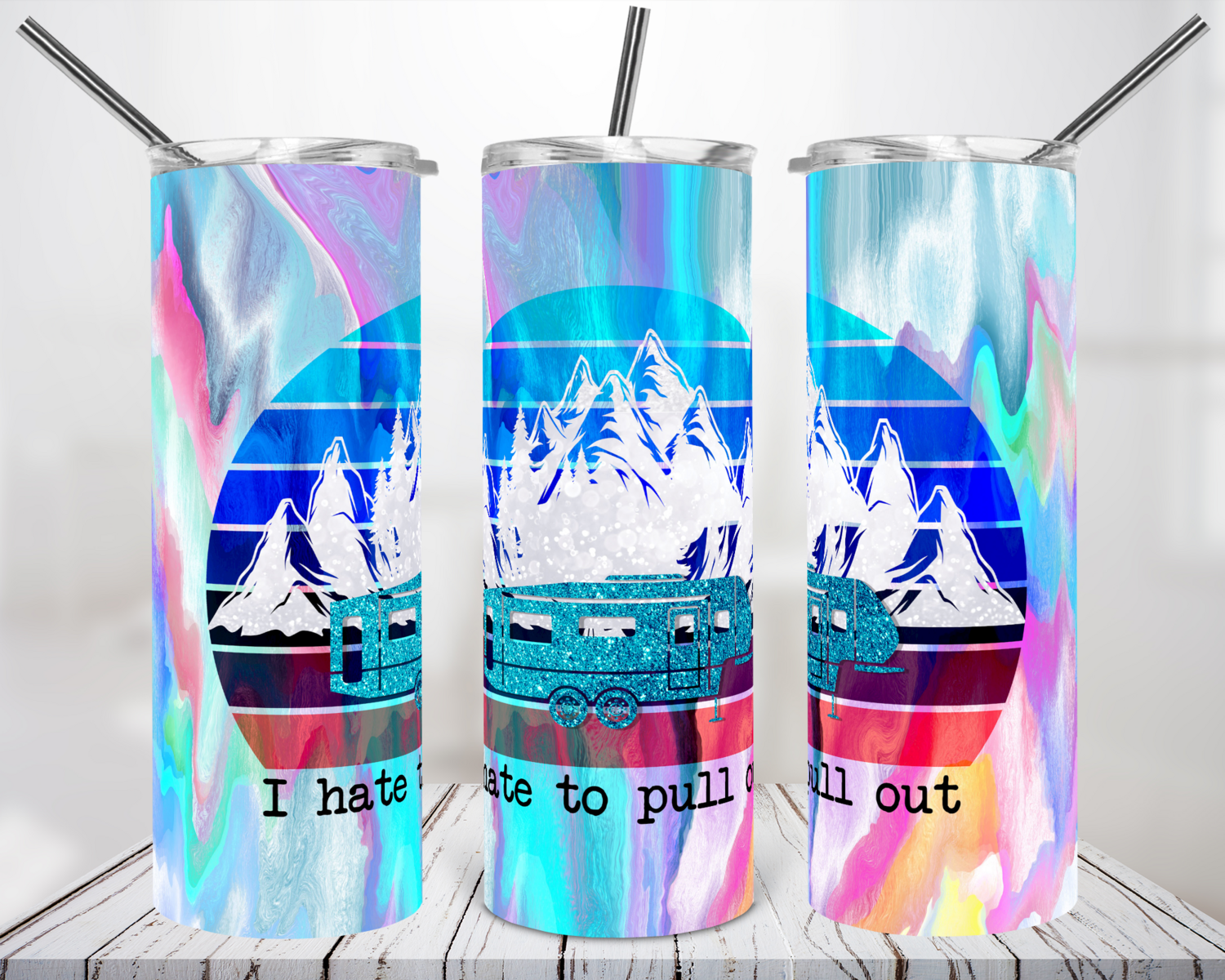 I hate to pull out -  20oz Tumbler Design