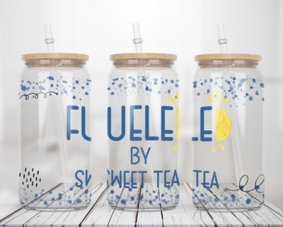 Fuled by Sweet Tea -  Glass Can
