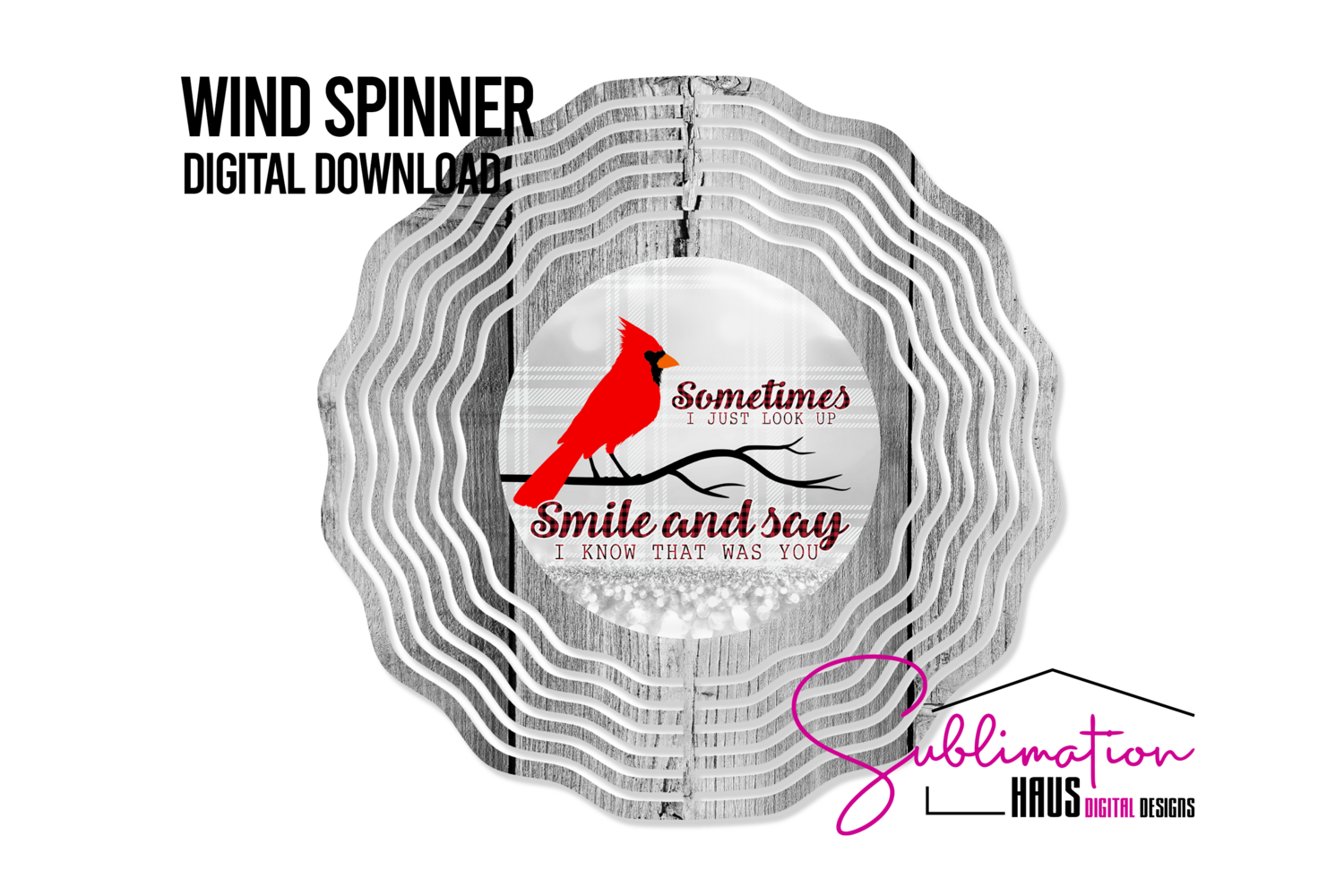 Wind Spinner - Cardinal