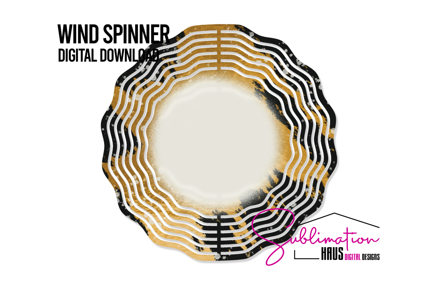 Wind Spinner - Black Gold