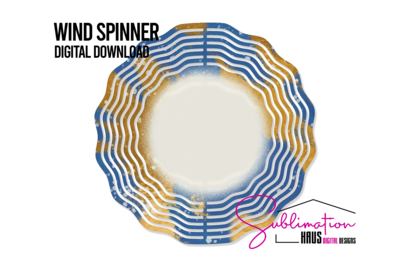 Wind Spinner - Blue Gold