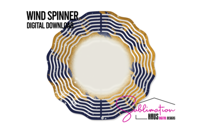 Wind Spinner - Navy Gold