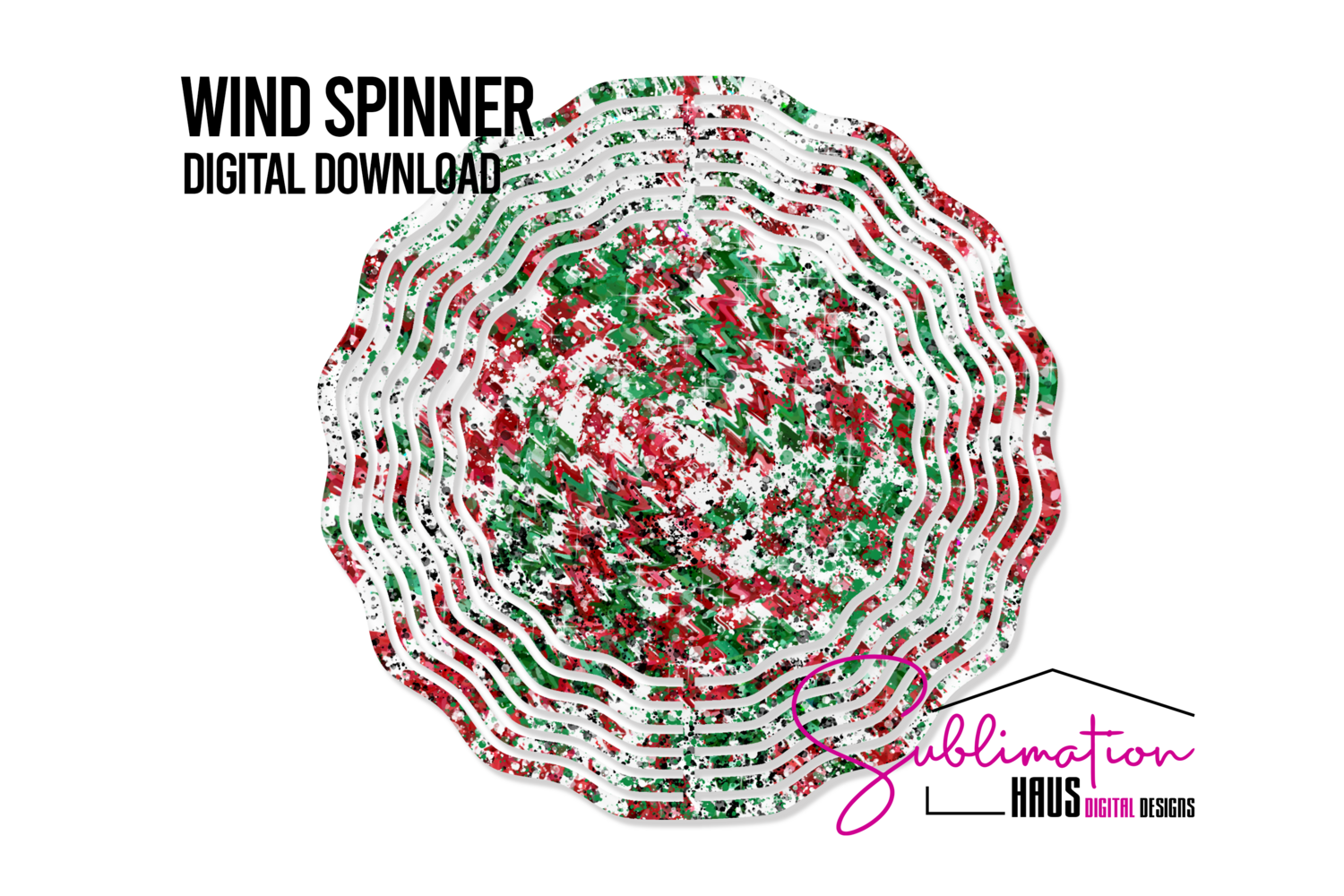 Wind Spinner - Candy Cane Crush