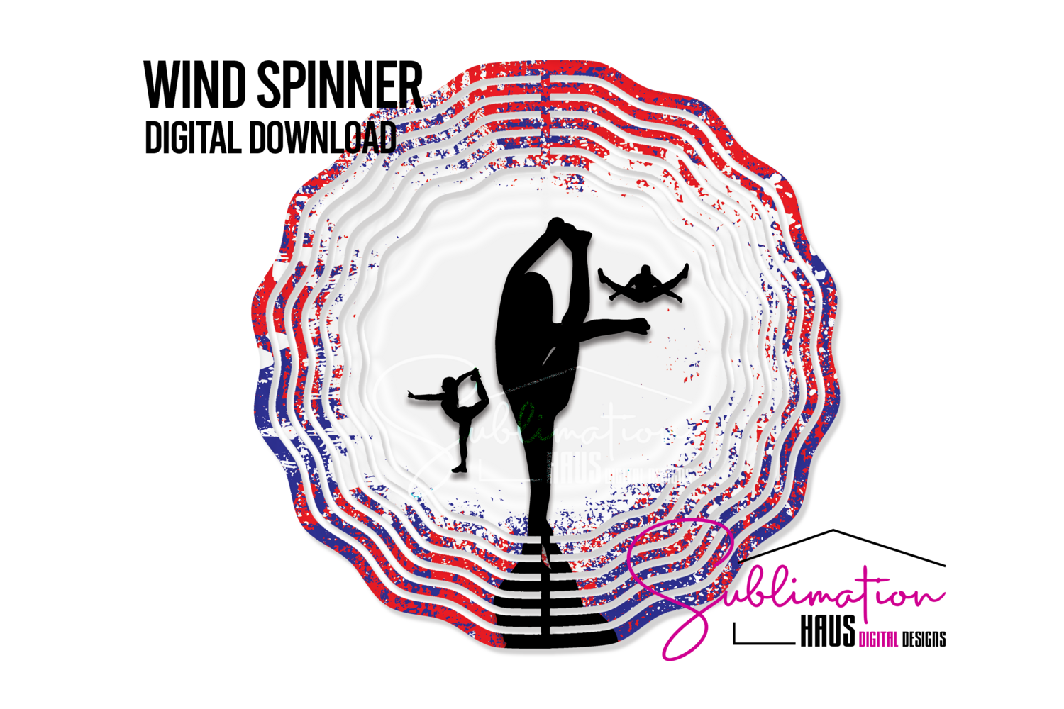Wind Spinner PNG - Cheer  Red / Blue