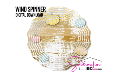 Wind Spinner PNG - Tan Gradient Pumpkins