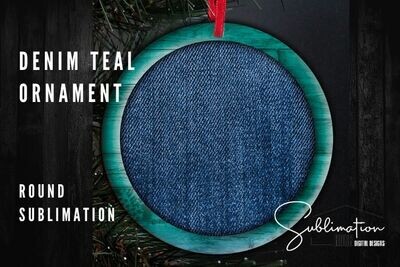 Teal Denim - Ornament