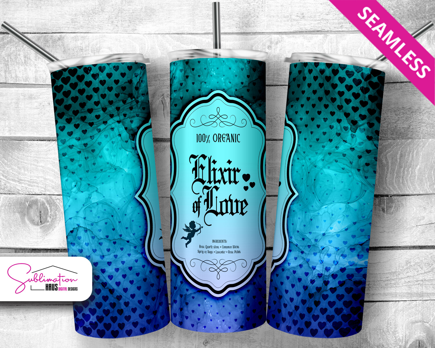 Elixir Of Love Blue  -  20oz Tumbler Design