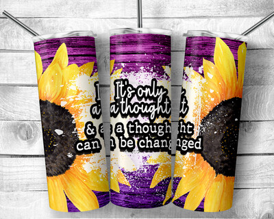 Sunflower Tumbler Wrap - It's only a thought