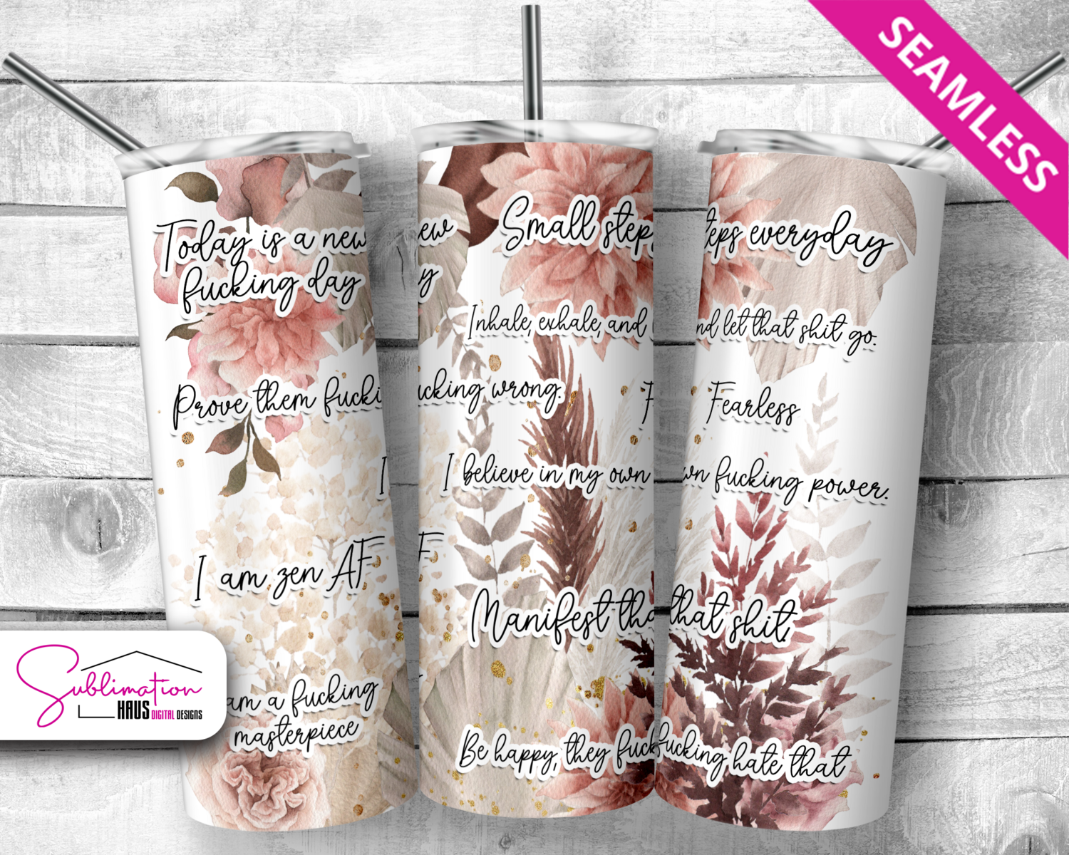 Sassy Affirmations  20oz tumbler