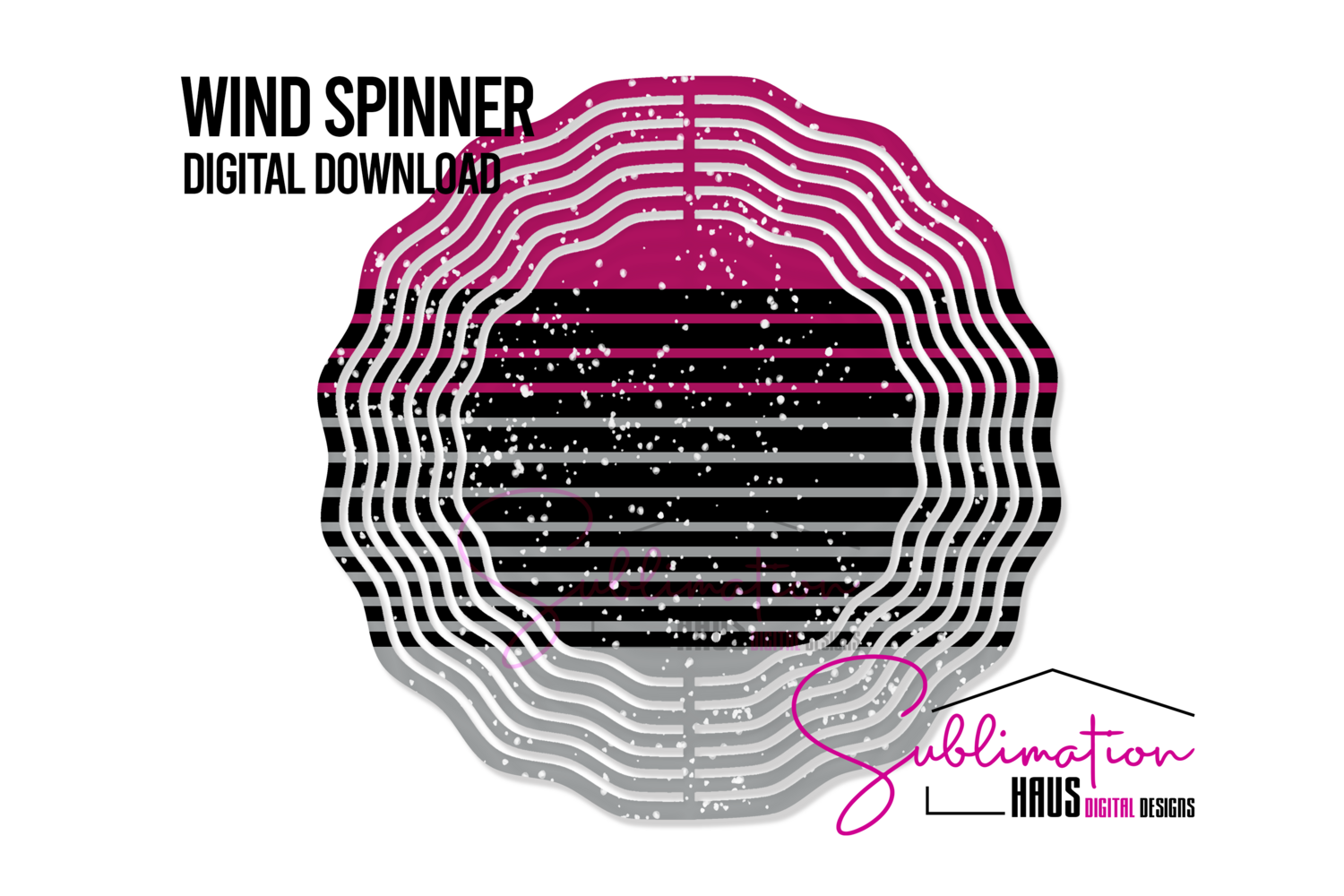 Wind Spinner - Pink Grey