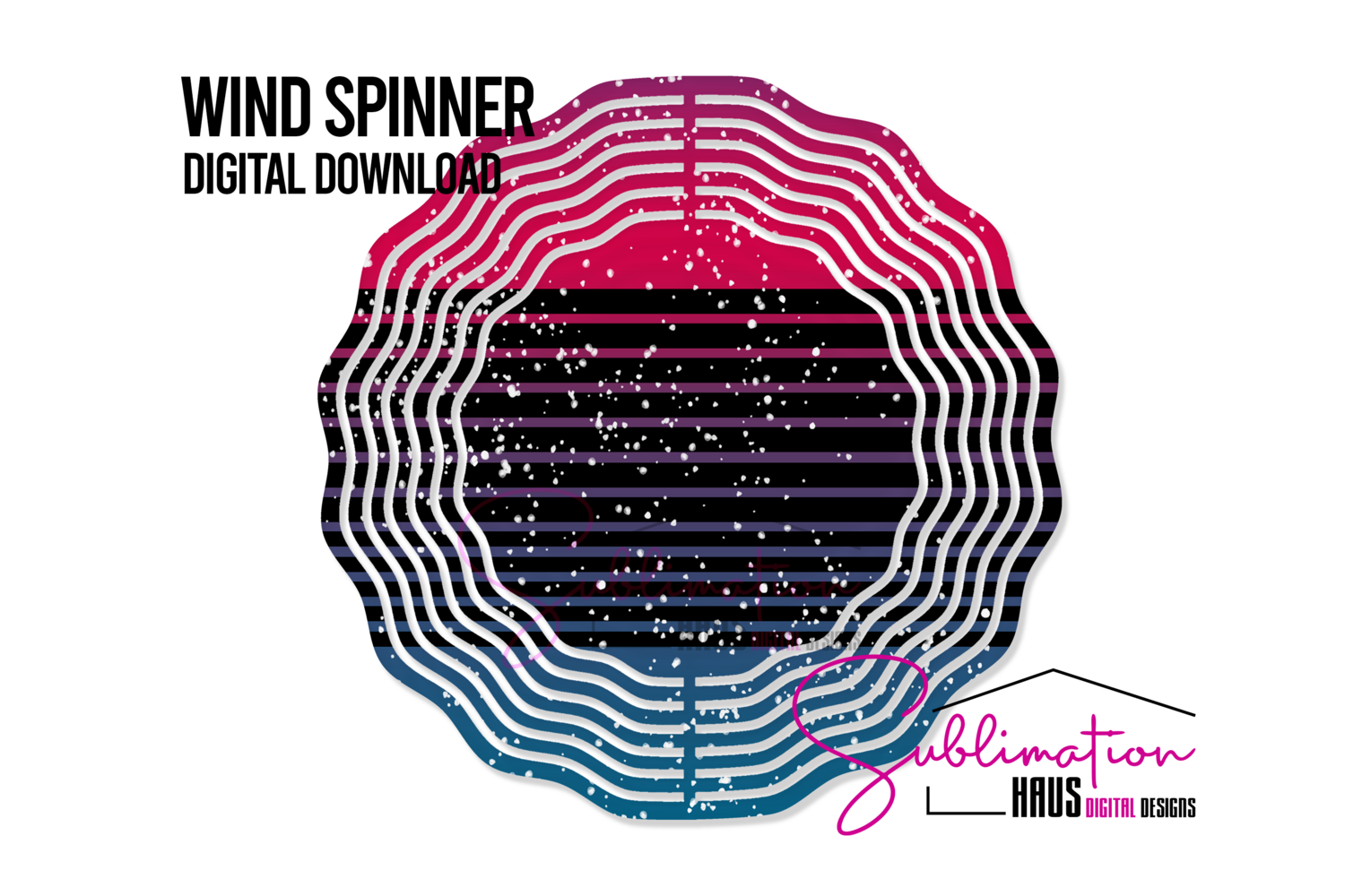 Wind Spinner - Pink Blue