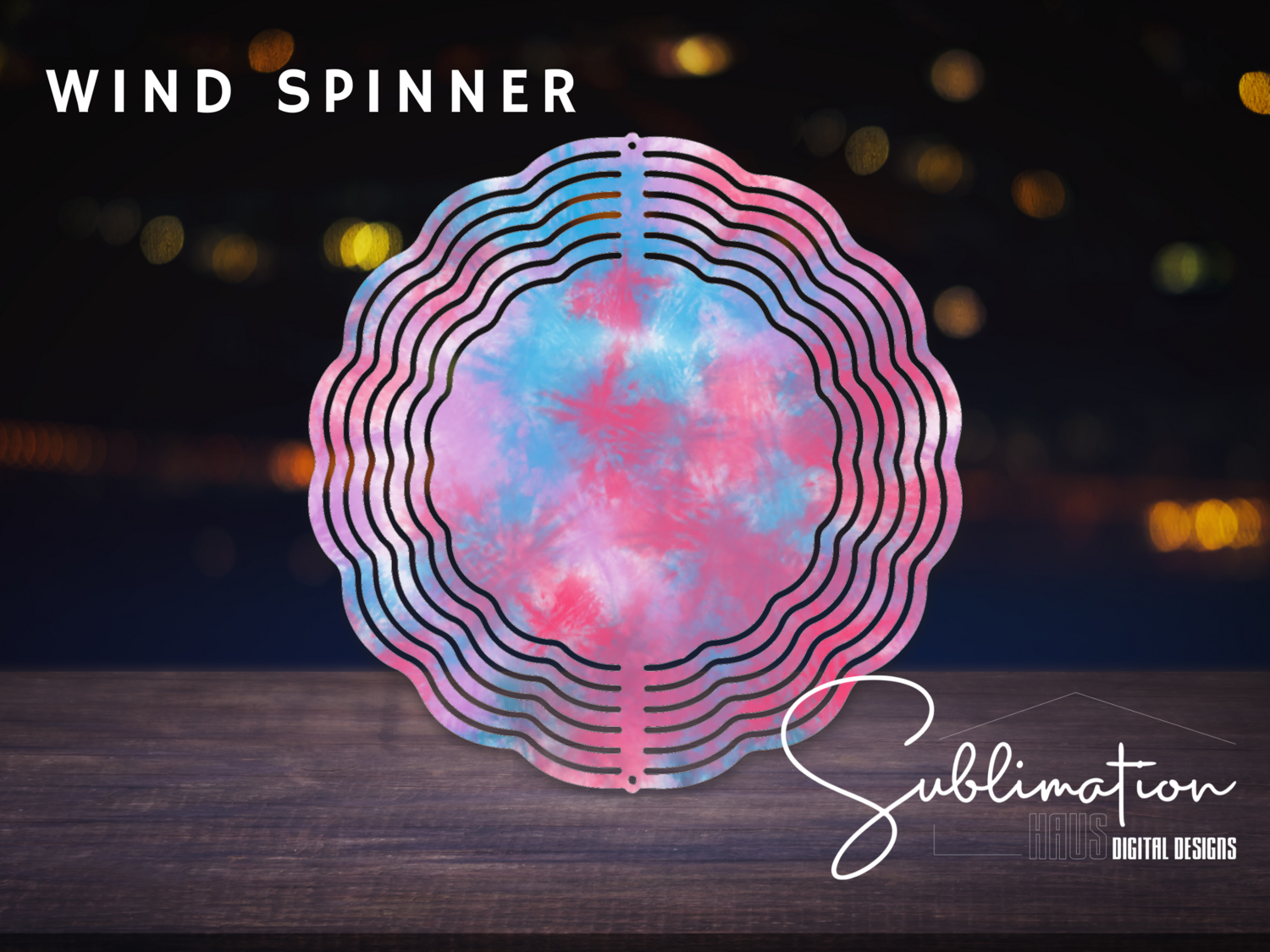 Wind Spinner - Orange Pink