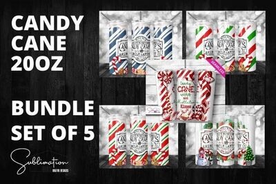 Candy Cane Bundle Set of 5