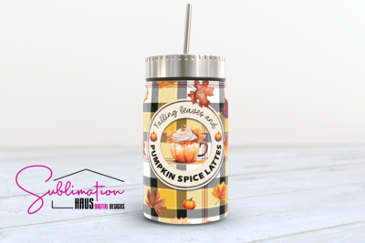 Pumpkin Spice Latte 17oz Mason Jar