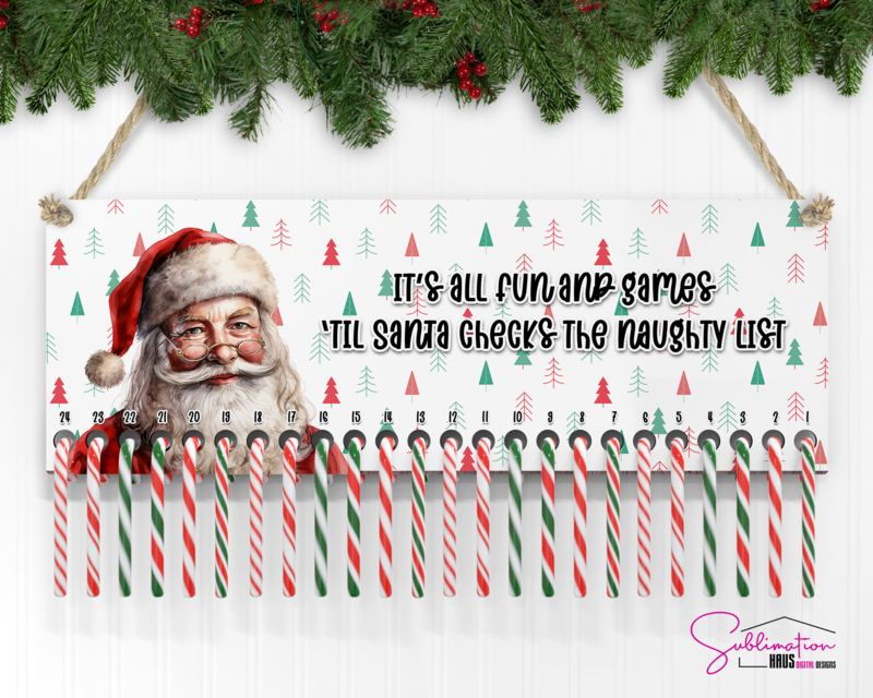Santa Countdown - Countdown Calendar - 4versions