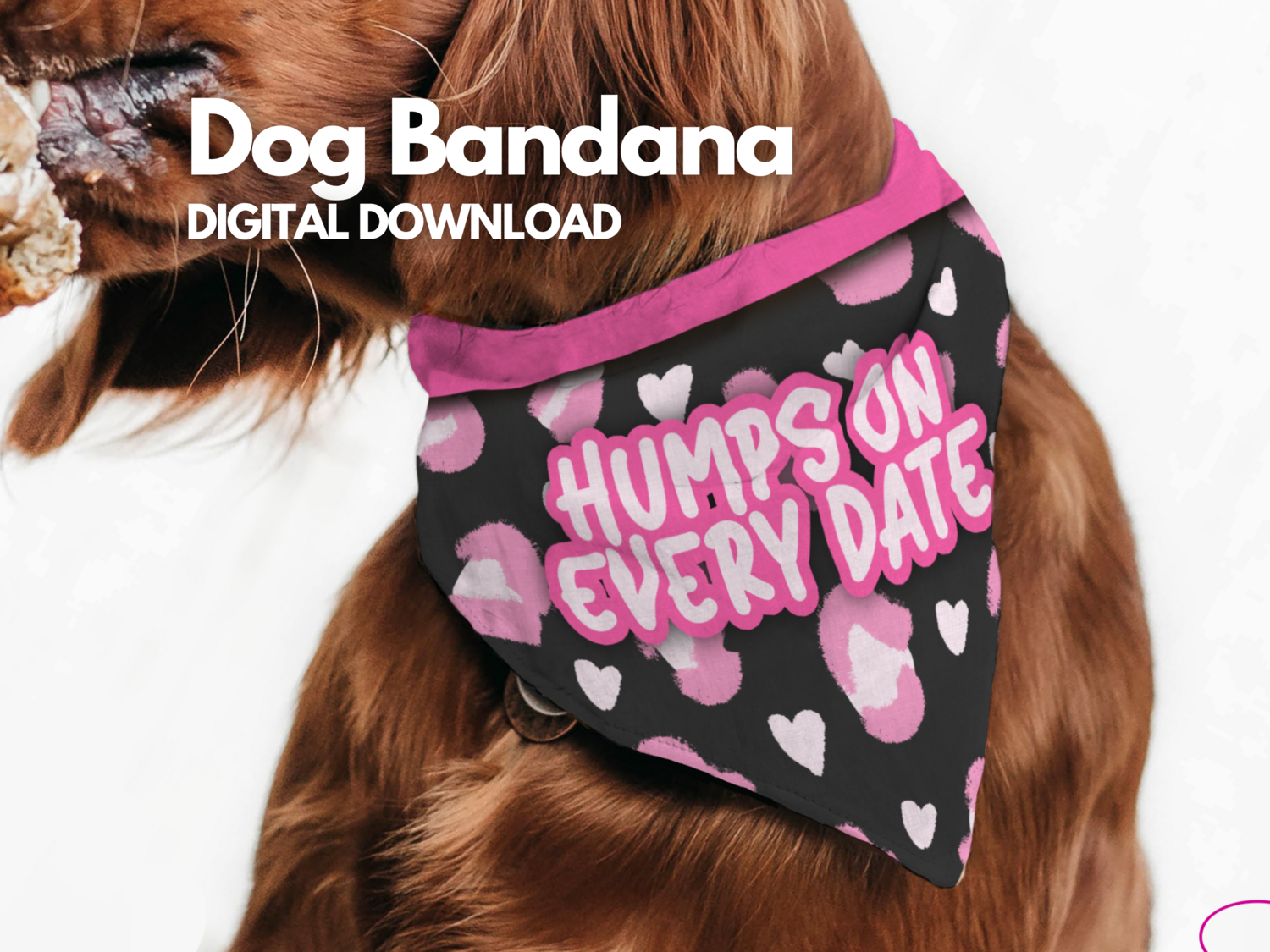 Dog Bandana - Humps on every date