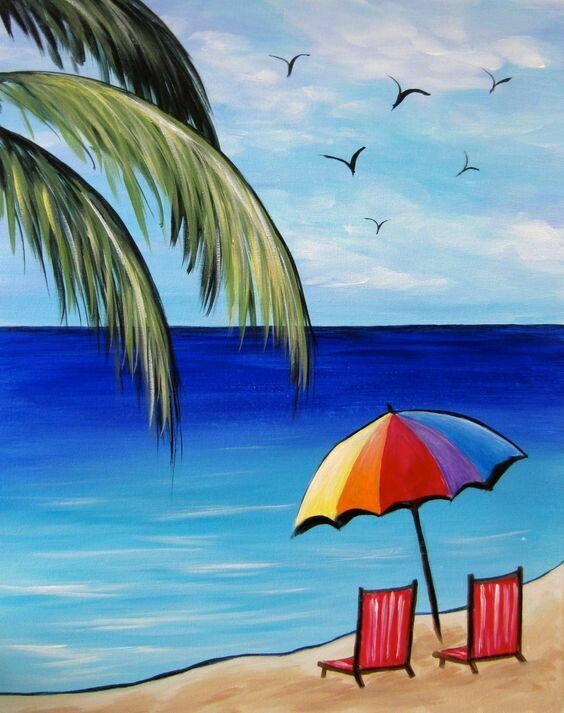 VACAY FOR TWO PAINT PARTY KIT
