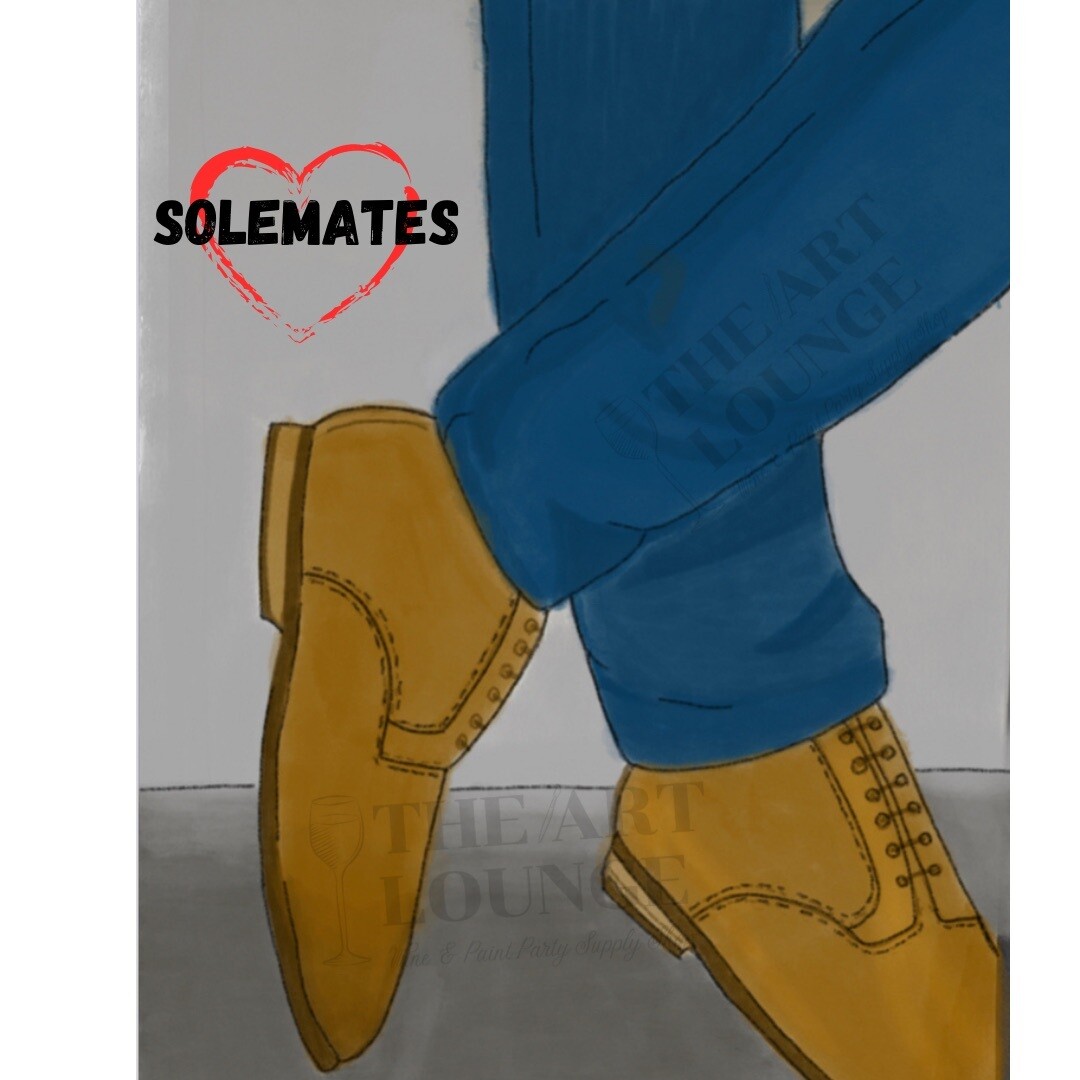 SOLEMATE MENS SHOES PAINT PARTY KIT