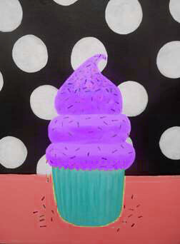 POLKA DOT CUPCAKE PAINT PARTY KIT