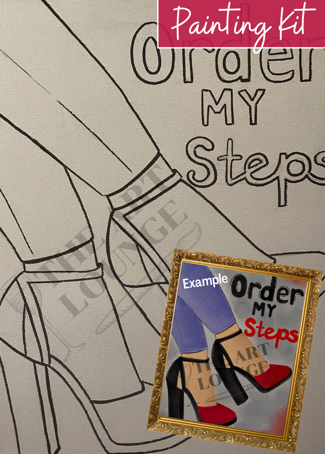 ORDER MY STEPS PAINT PARTY KIT