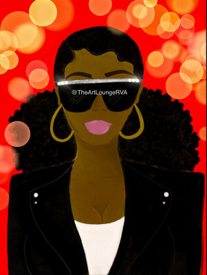 VIBE CHECK PRE-DRAWN CANVAS