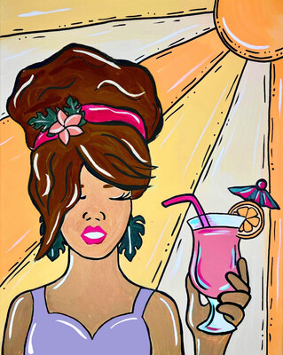 EVERY WOMAN SUMMER PRE-DRAWN CANVAS