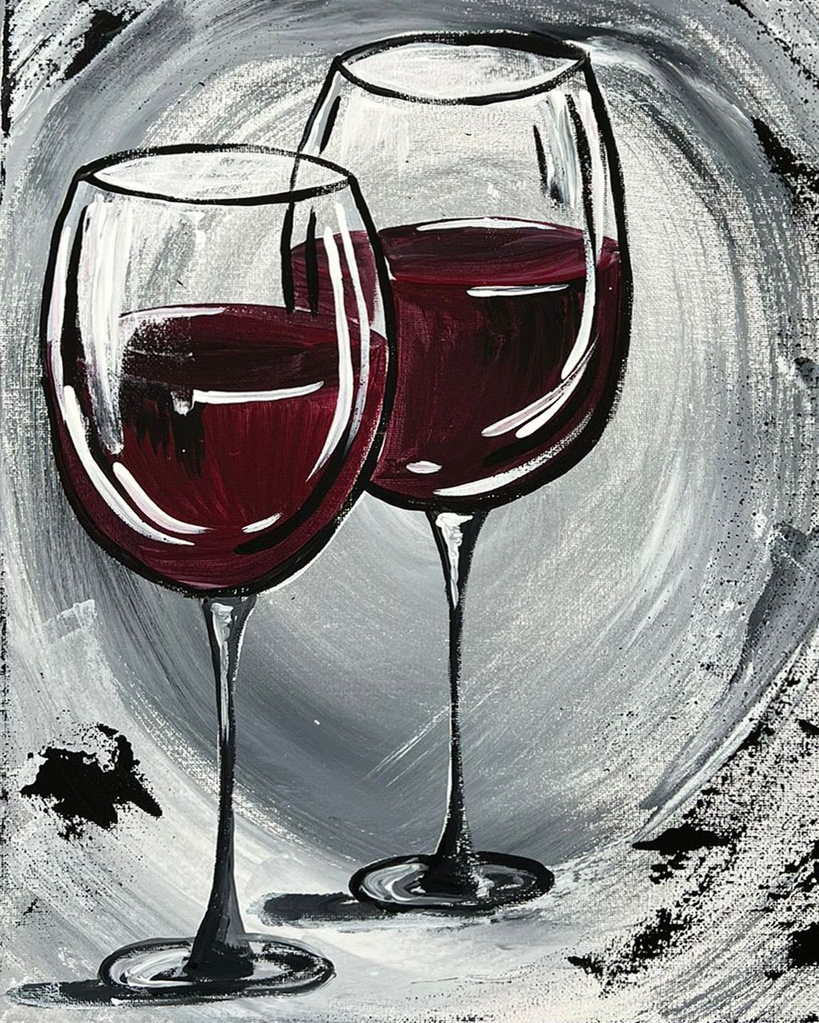 CHEERS PRE-DRAWN CANVAS