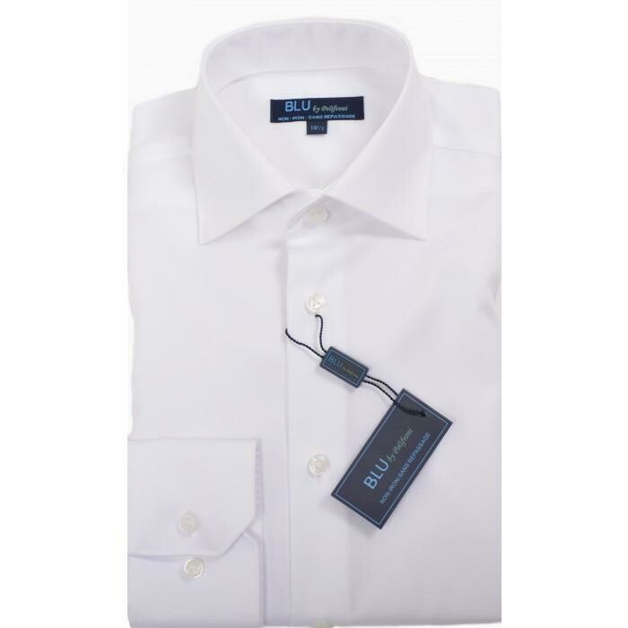 BLU by Polifroni White Dress Shirts