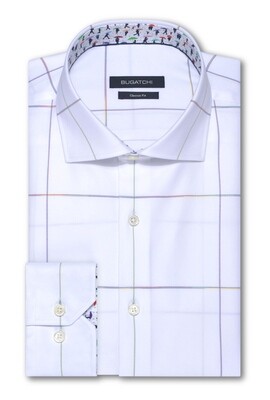 Bugatchi Multi Color Square LS Woven Shirt Bugatchi Multi Color Square LS Woven Shirt
