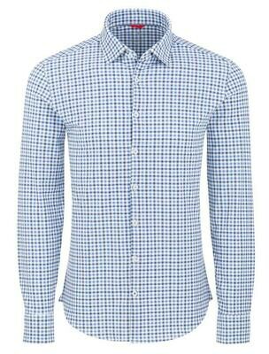 Stone Rose Check Performance Knit Long Sleeve Shirt Stone Rose Check Performance Knit Long Sleeve Shirt