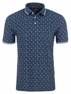 Stone Rose Novelty Print Performance Polo Stone Rose Novelty Print Performance Polo