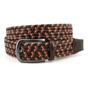 Torino Brown/tan Braided Belt
