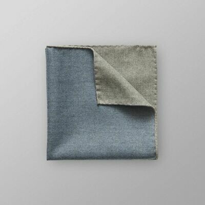 Eton Sky Blue Brushed Pocket Square Eton Sky Blue Brushed Pocket Square