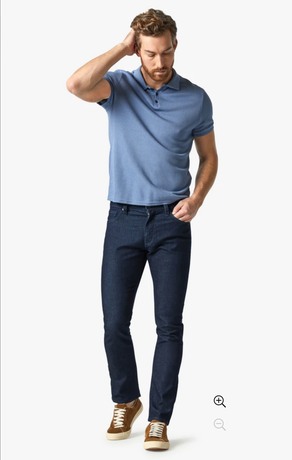 34 Heritage Charisma Relaxed Straight Jeans In Rinse Sporty