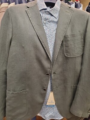 Paul Betenly linen patch pocket sportcoat