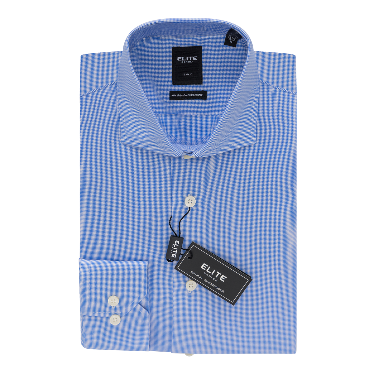 Micro Houndstooth, Color: Blue