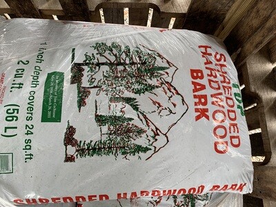 Shredded Hardwood Mulch 3CF 