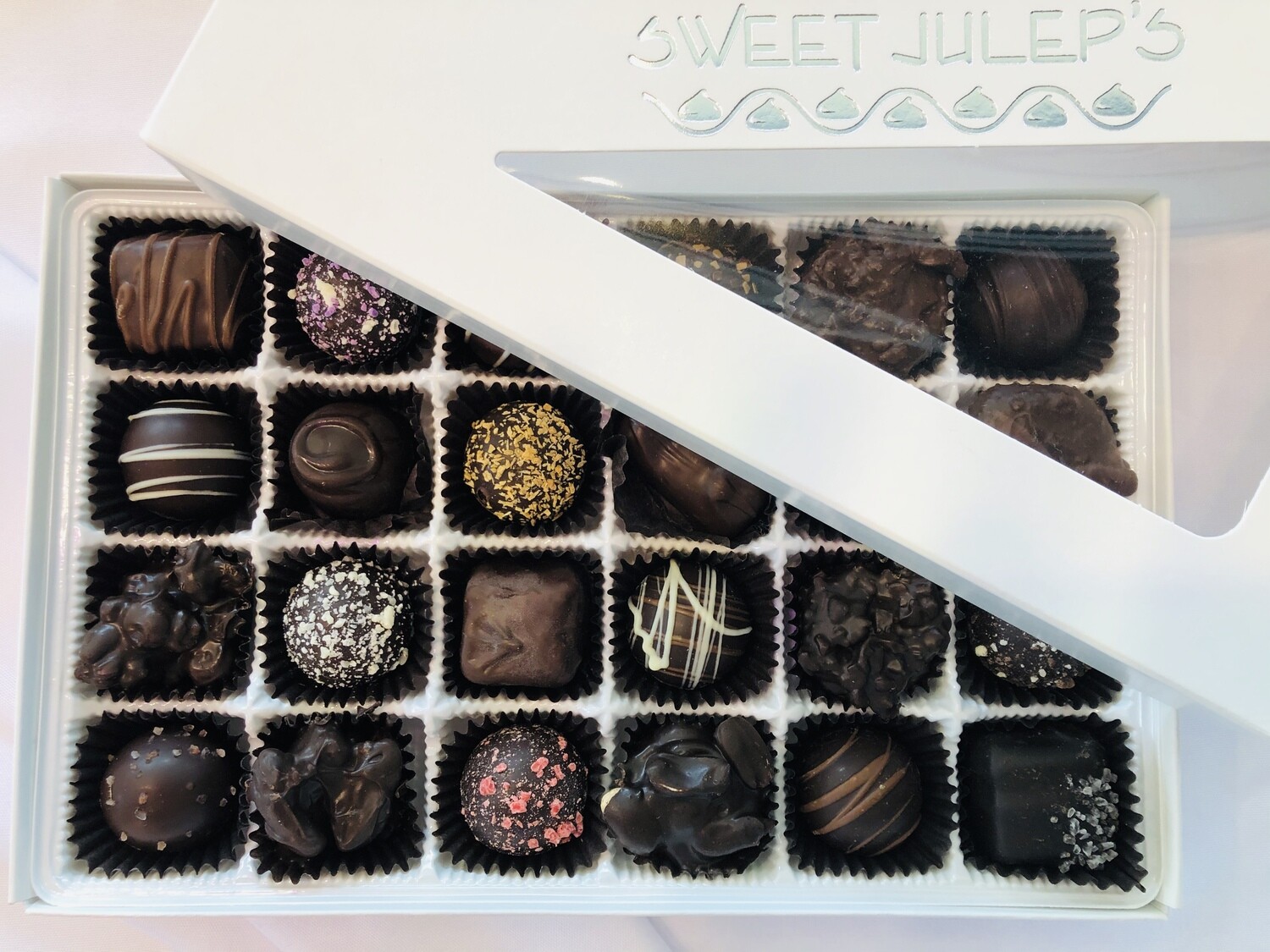 48 Piece Box of Assorted Dark Chocolates