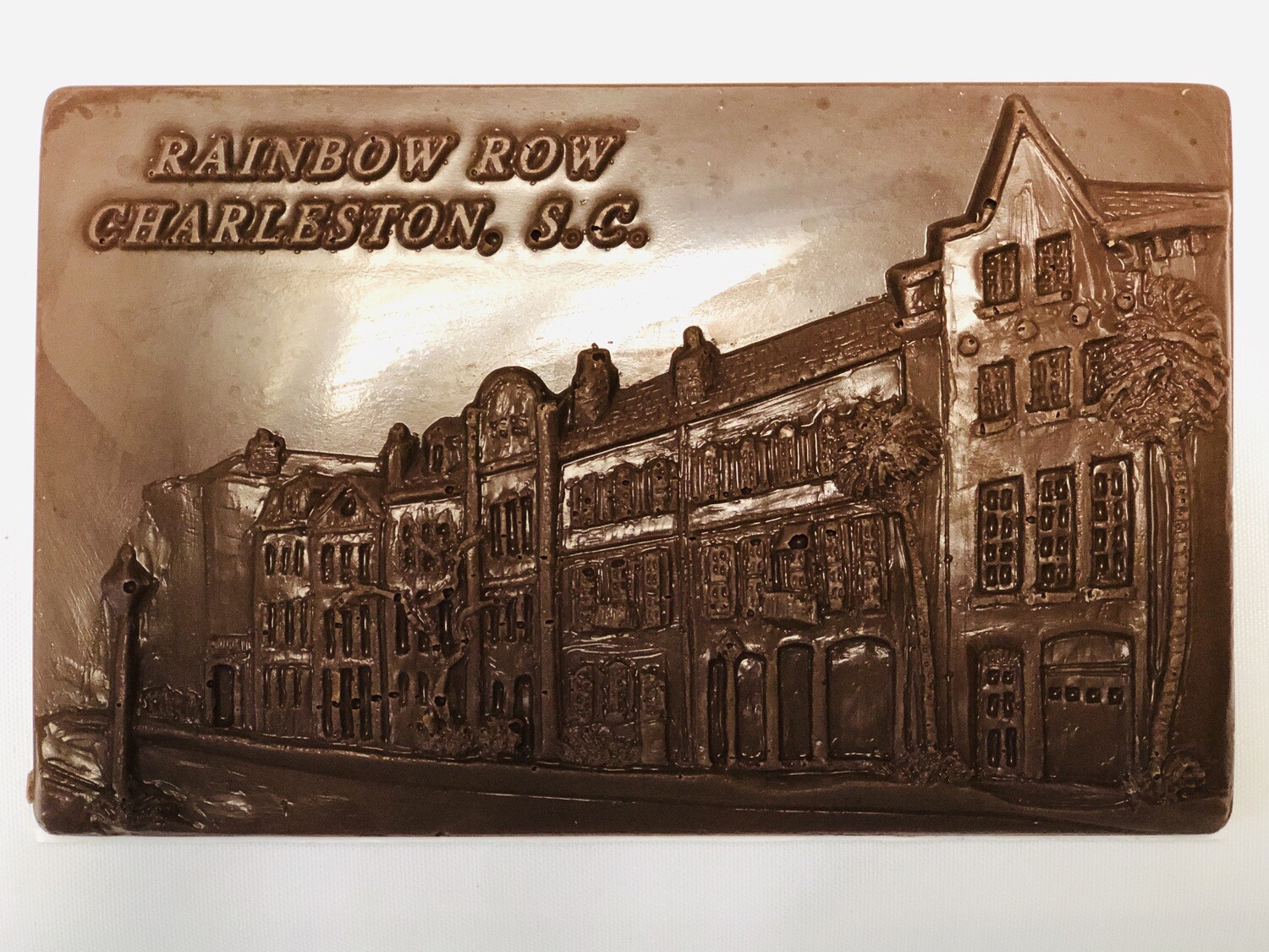 Rainbow Row Chocolate Postcard Rainbow Row Chocolate Postcard, Chocolate: Milk Chocolate