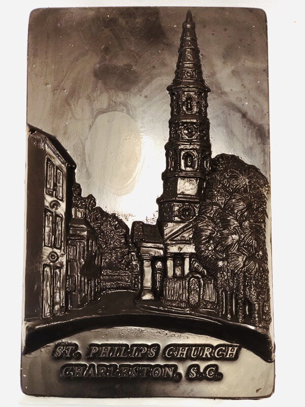 St. Phillips Church Chocolate Postcard