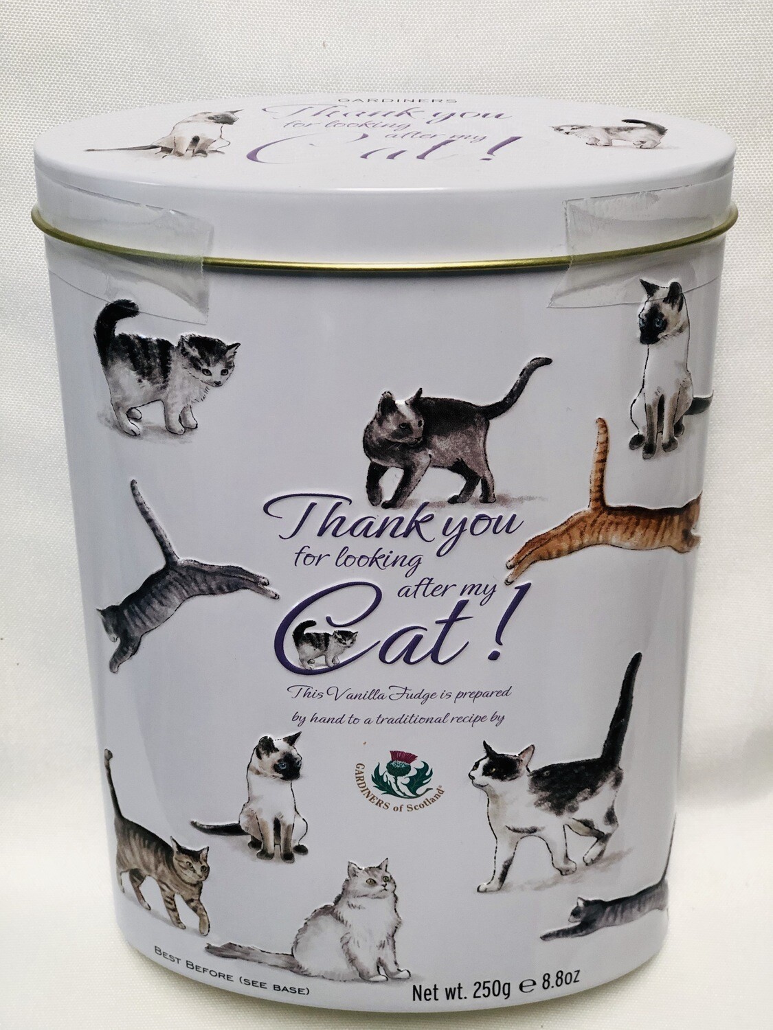Thank You For Looking After My Cat Tin Thank You For Looking After My Cat Tin