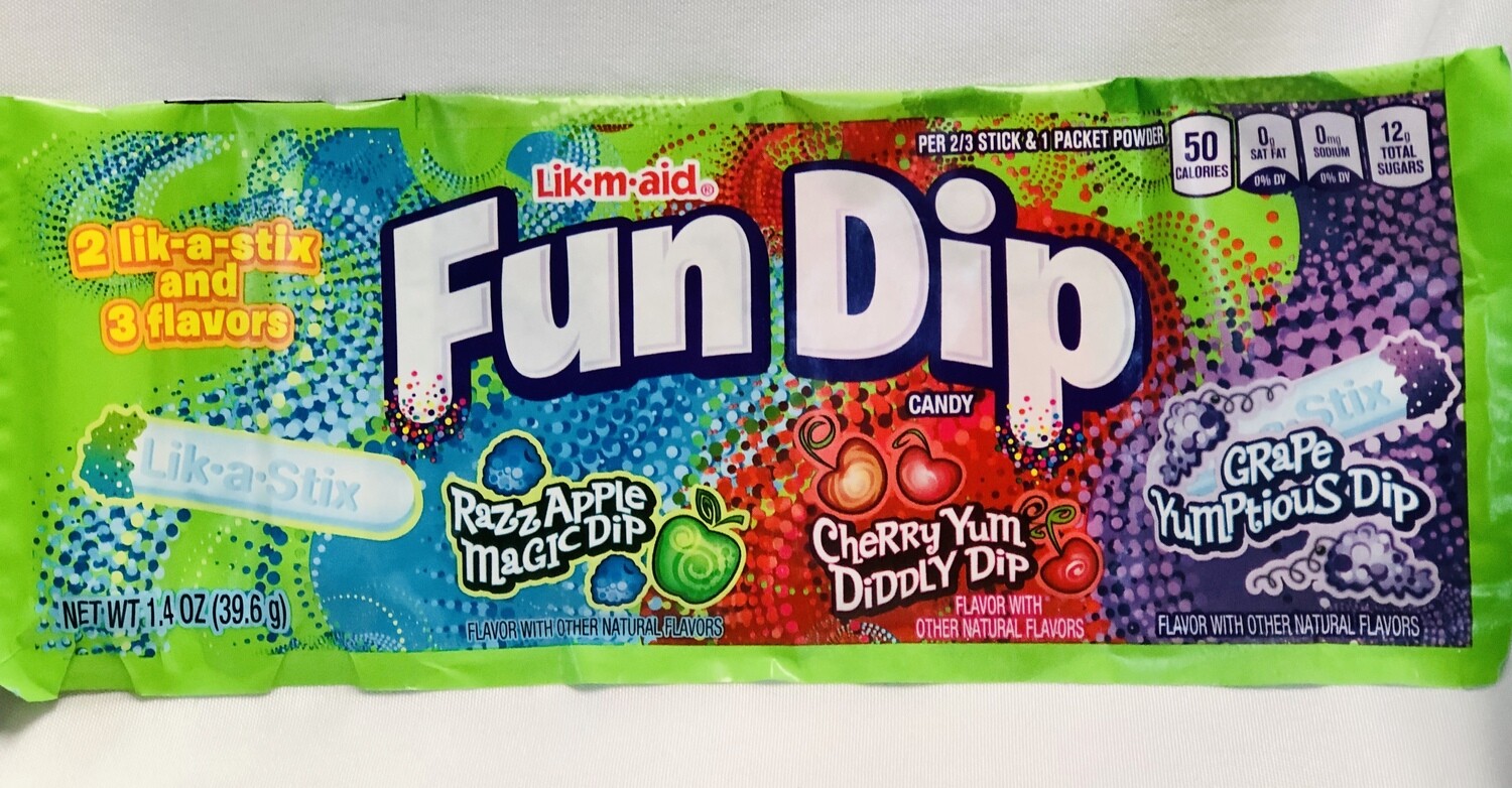 Fun Dip Candy Nostalgic Candy Store Mt. Pleasant Store Pralines