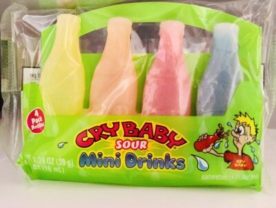 Cry Baby Sour Bottles 4 Pack