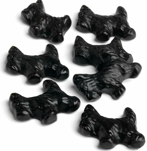 Black Licorice Scottie Dogs