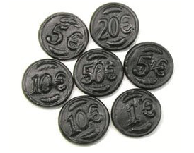 Black Licorice Coins