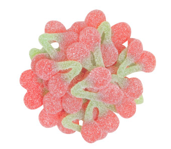 Sour Twin Gummy Cherries