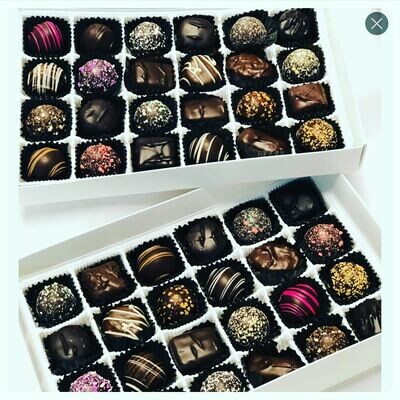 48 Piece Box of Assorted Dark Chocolates