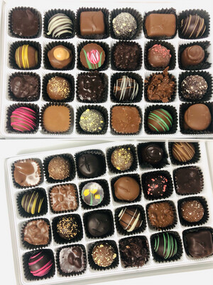48 Piece Box of Assorted Milk AND Dark Chocolates