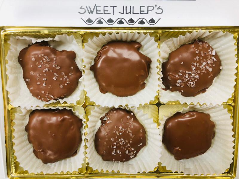 Gourmet Milk Chocolate Turtles - 6 Piece Box